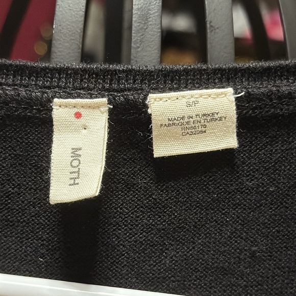 Moth Black Ribbed Asymmetrical Tank Top - Picture 5 of 6